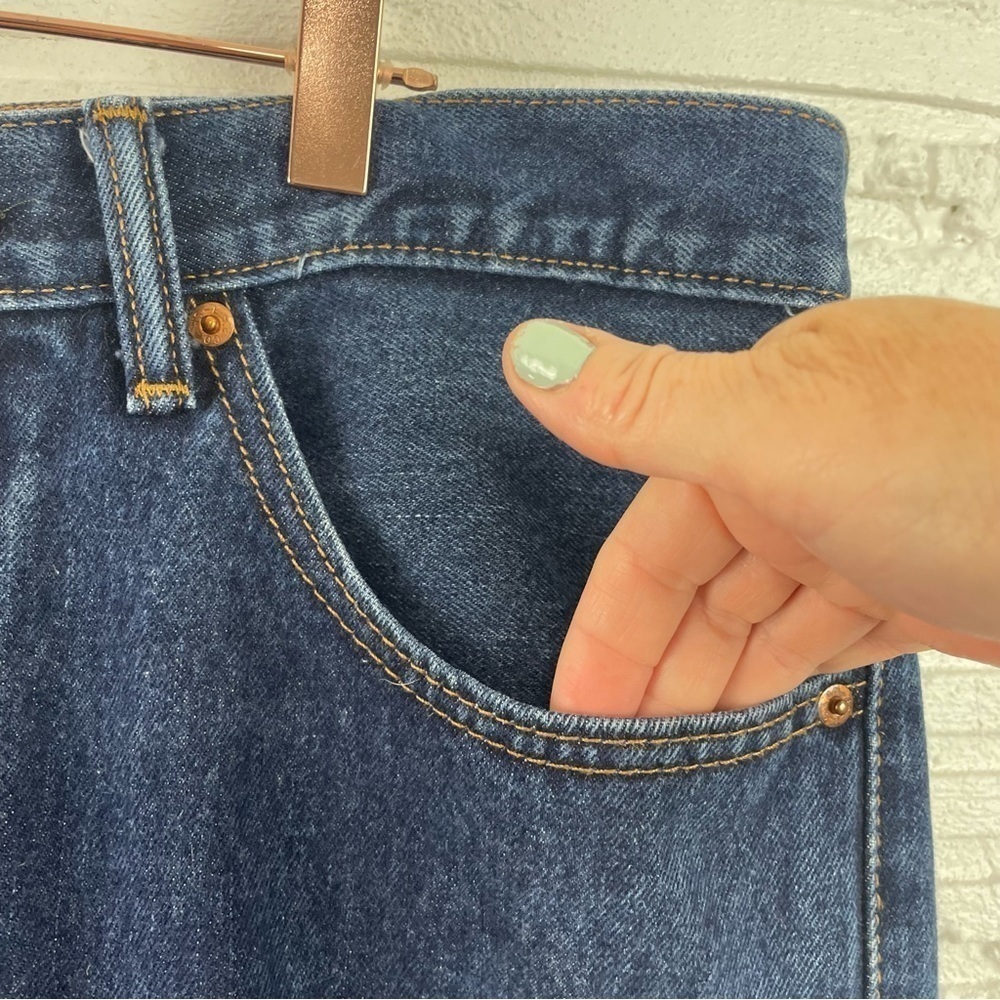 Levi's Men's 505 Straight Jeans Medium Wash 100% Cotton Waist 36 - Picture 3 of 15